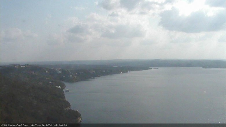 Lake Travis webcam, May 22, 2019 4:25 PM CT