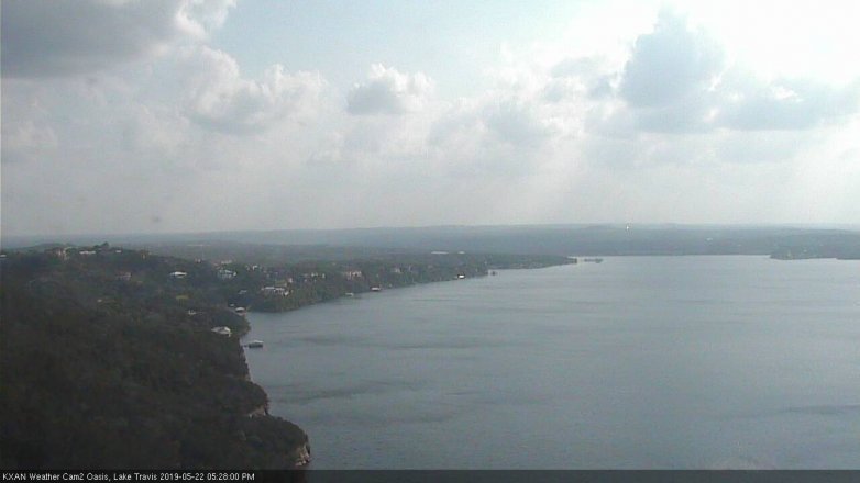 Lake Travis webcam, May 22, 2019 4:30 PM CT