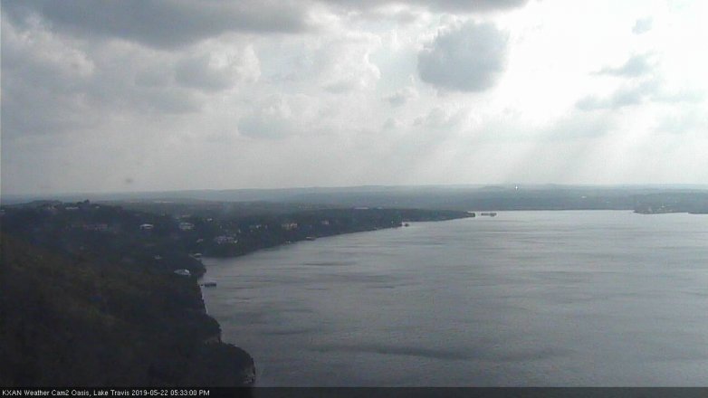 Lake Travis webcam, May 22, 2019 4:35 PM CT