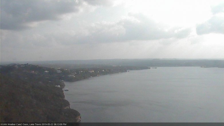 Lake Travis webcam, May 22, 2019 5:15 PM CT