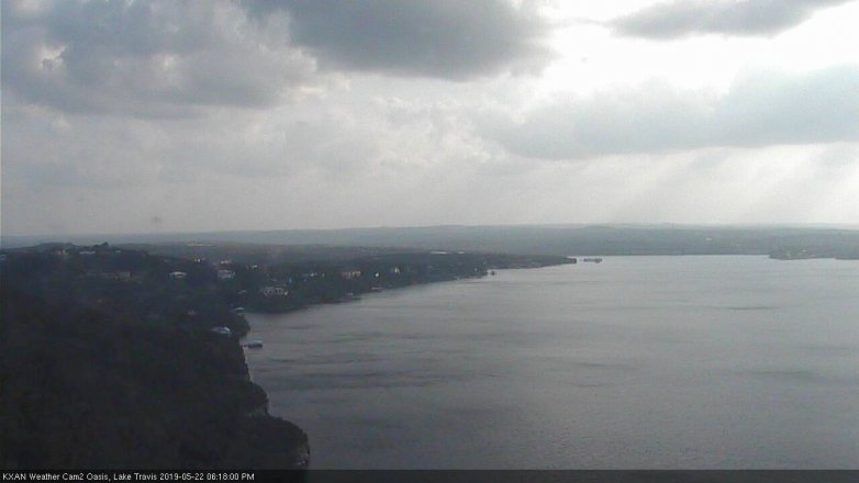Lake Travis webcam, May 22, 2019 5:20 PM CT