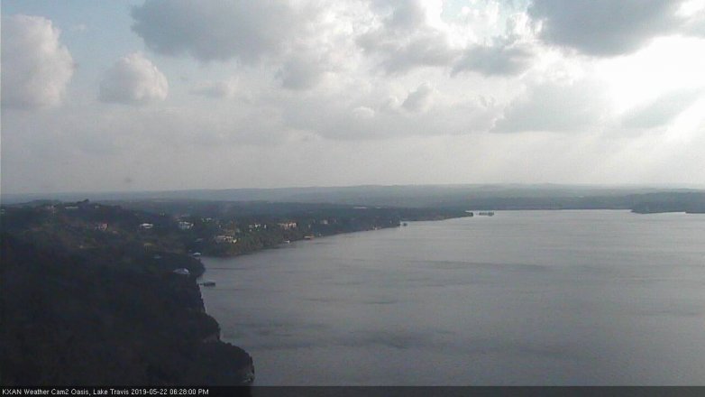 Lake Travis webcam, May 22, 2019 5:30 PM CT
