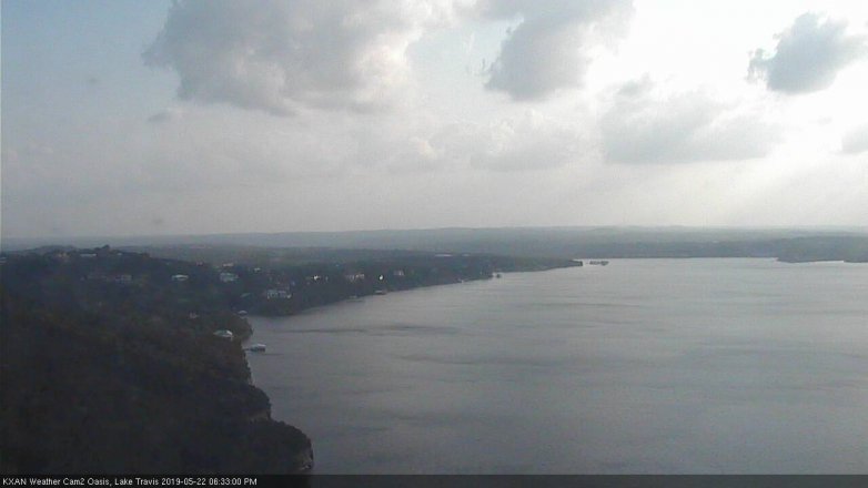 Lake Travis webcam, May 22, 2019 5:35 PM CT