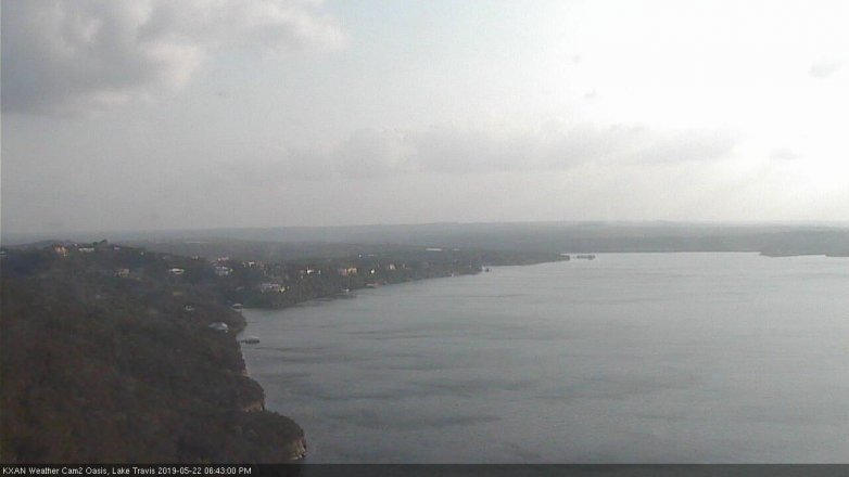 Lake Travis webcam, May 22, 2019 5:45 PM CT