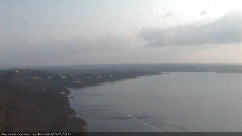 Lake Travis webcam, May 22, 2019 6:15 PM CT