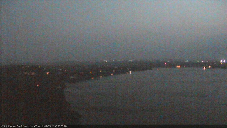 Lake Travis webcam, May 22, 2019 7:55 PM CT