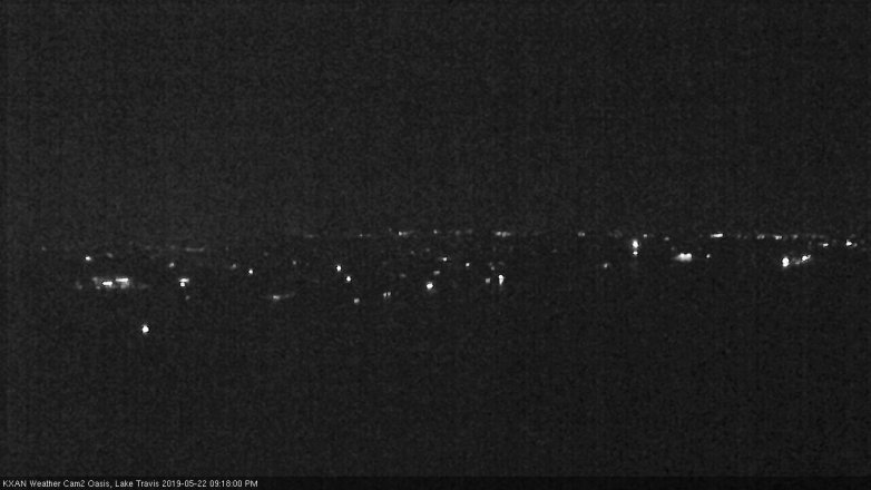 Lake Travis webcam, May 22, 2019 8:20 PM CT