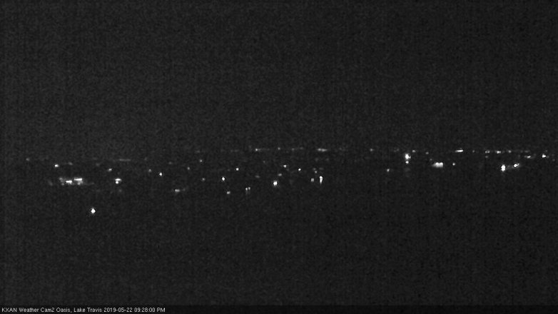 Lake Travis webcam, May 22, 2019 8:30 PM CT