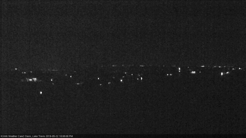 Lake Travis webcam, May 22, 2019 9:10 PM CT