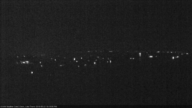 Lake Travis webcam, May 22, 2019 9:20 PM CT
