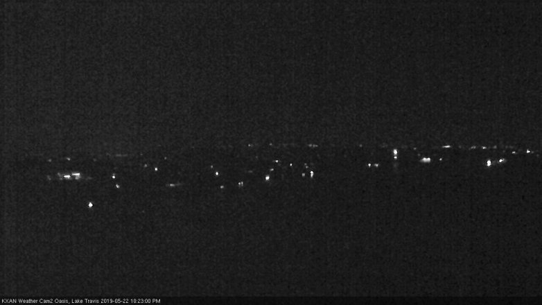Lake Travis webcam, May 22, 2019 9:25 PM CT