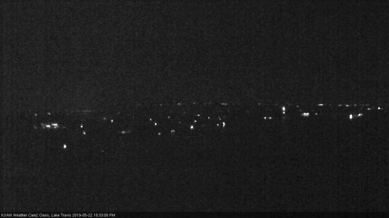 Lake Travis webcam, May 22, 2019 9:35 PM CT