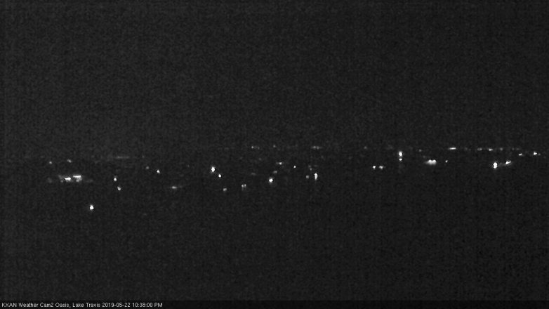 Lake Travis webcam, May 22, 2019 9:40 PM CT