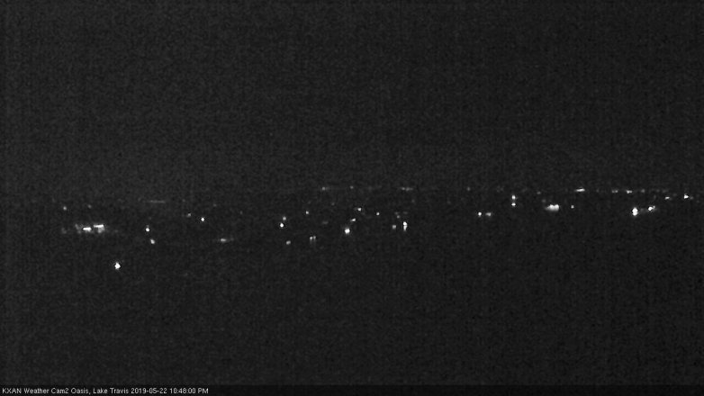 Lake Travis webcam, May 22, 2019 9:50 PM CT