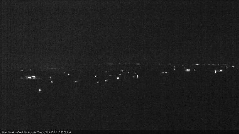 Lake Travis webcam, May 22, 2019 10:00 PM CT