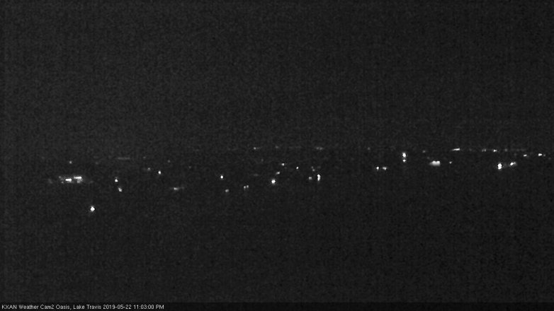 Lake Travis webcam, May 22, 2019 10:05 PM CT