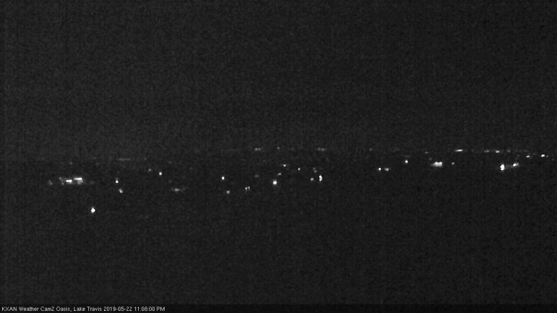 Lake Travis webcam, May 22, 2019 10:10 PM CT