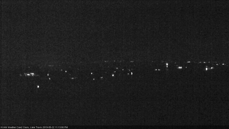 Lake Travis webcam, May 22, 2019 10:15 PM CT