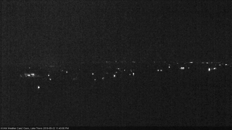 Lake Travis webcam, May 22, 2019 10:45 PM CT