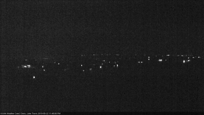 Lake Travis webcam, May 22, 2019 10:50 PM CT