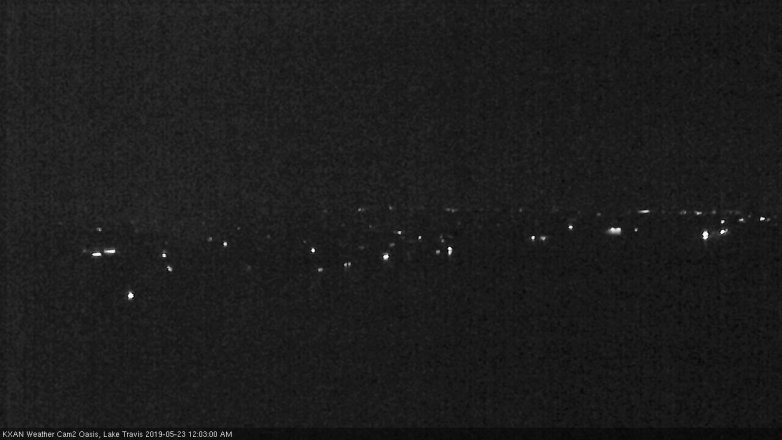 Lake Travis webcam, May 22, 2019 11:05 PM CT
