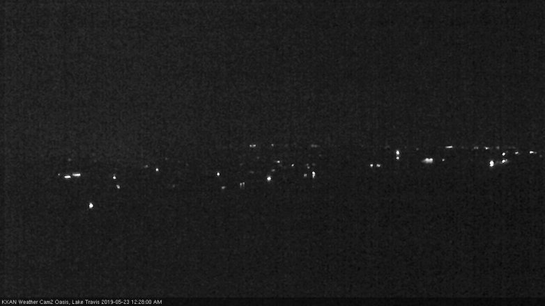 Lake Travis webcam, May 22, 2019 11:30 PM CT