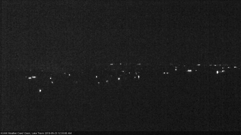 Lake Travis webcam, May 22, 2019 11:35 PM CT