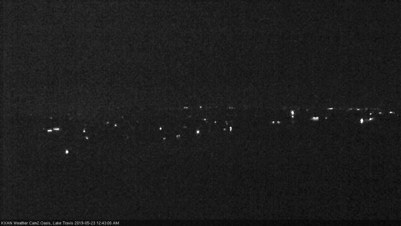 Lake Travis webcam, May 22, 2019 11:45 PM CT
