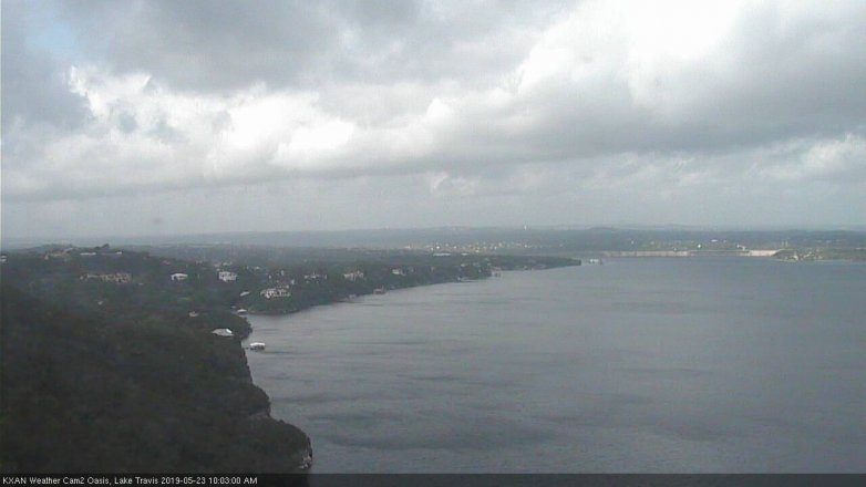 Lake Travis webcam, May 23, 2019 9:05 AM CT