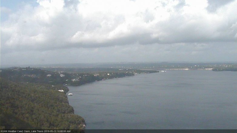Lake Travis webcam, May 23, 2019 9:10 AM CT
