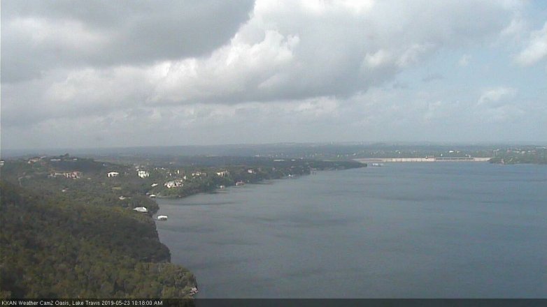 Lake Travis webcam, May 23, 2019 9:20 AM CT