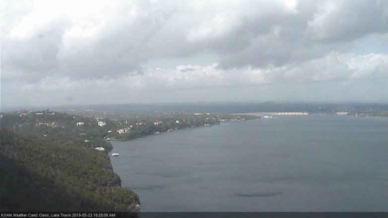 Lake Travis webcam, May 23, 2019 9:30 AM CT
