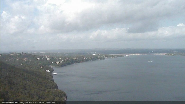 Lake Travis webcam, May 23, 2019 9:35 AM CT