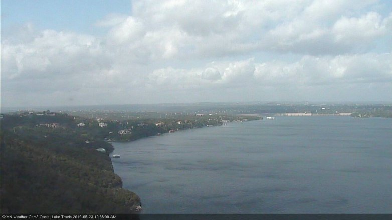 Lake Travis webcam, May 23, 2019 9:40 AM CT