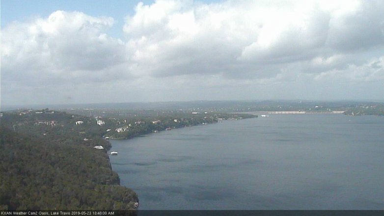 Lake Travis webcam, May 23, 2019 9:50 AM CT