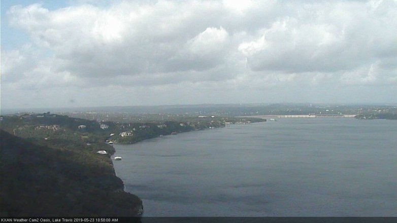 Lake Travis webcam, May 23, 2019 10:00 AM CT