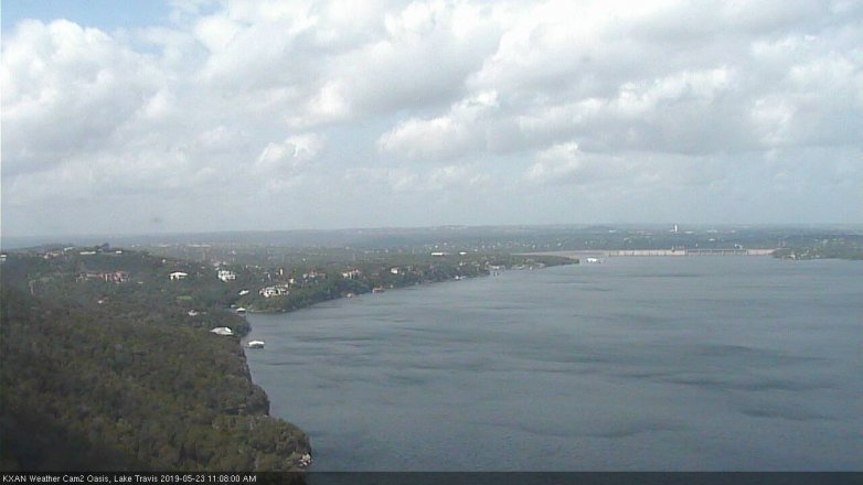 Lake Travis webcam, May 23, 2019 10:10 AM CT