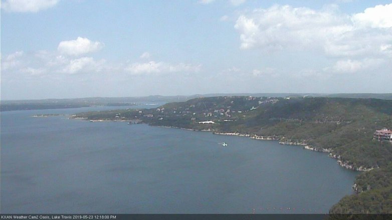 Lake Travis webcam, May 23, 2019 11:20 AM CT