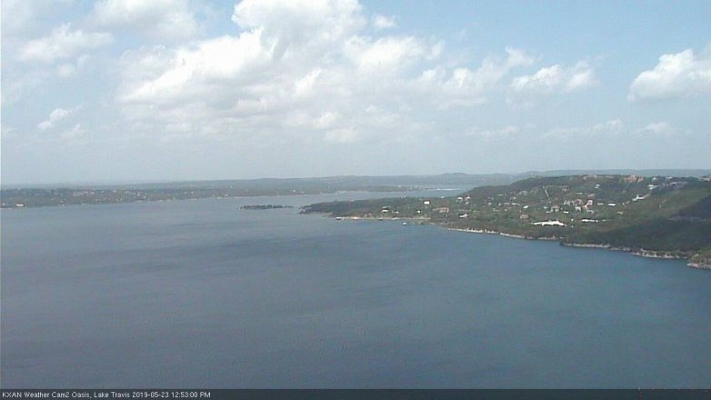 Lake Travis webcam, May 23, 2019 11:55 AM CT