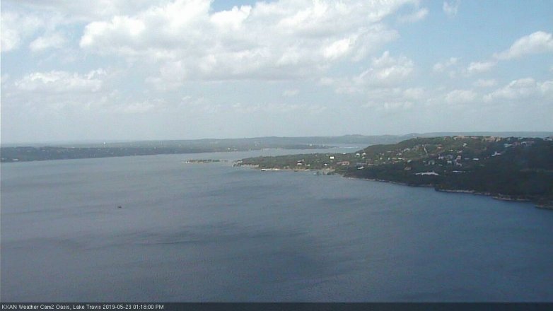 Lake Travis webcam, May 23, 2019 12:20 PM CT