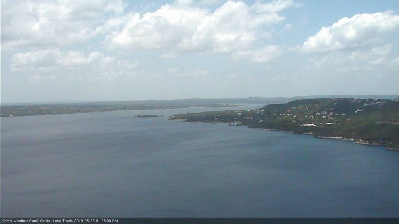 Lake Travis webcam, May 23, 2019 12:30 PM CT