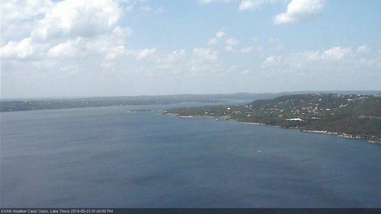 Lake Travis webcam, May 23, 2019 12:45 PM CT