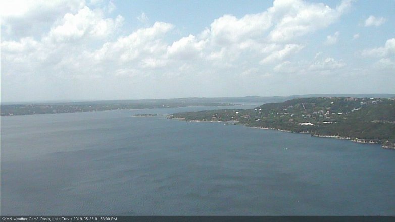 Lake Travis webcam, May 23, 2019 12:55 PM CT