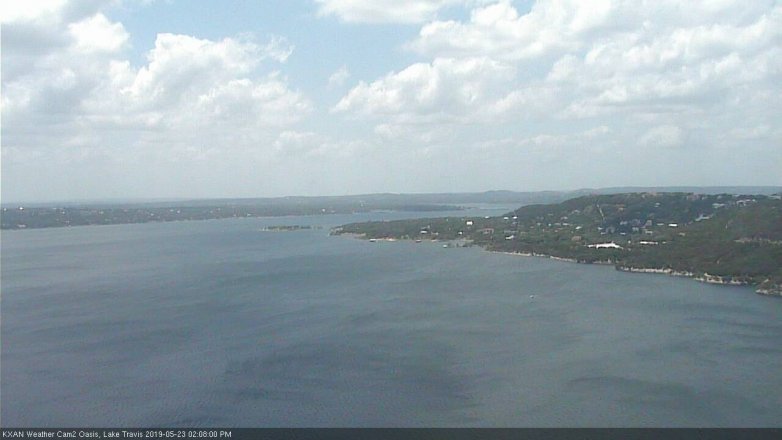 Lake Travis webcam, May 23, 2019 1:10 PM CT
