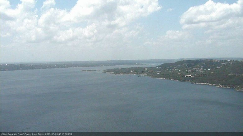 Lake Travis webcam, May 23, 2019 1:15 PM CT