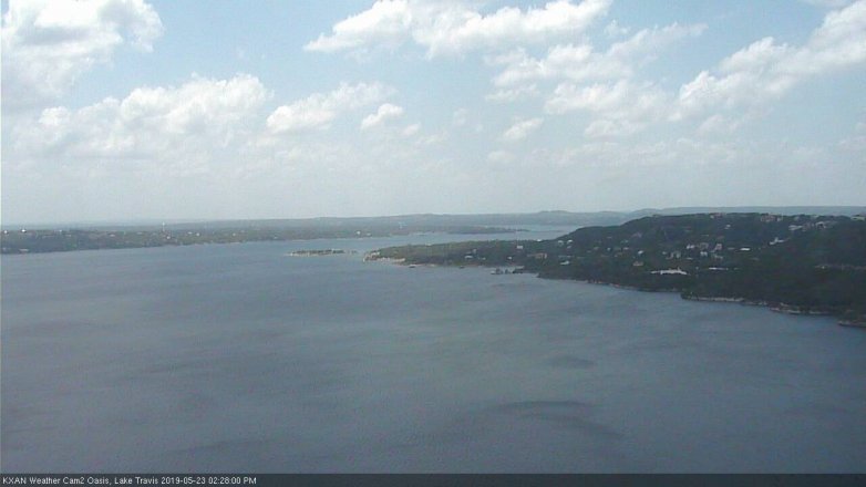 Lake Travis webcam, May 23, 2019 1:30 PM CT
