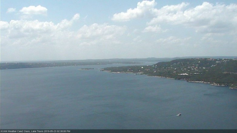 Lake Travis webcam, May 23, 2019 1:40 PM CT
