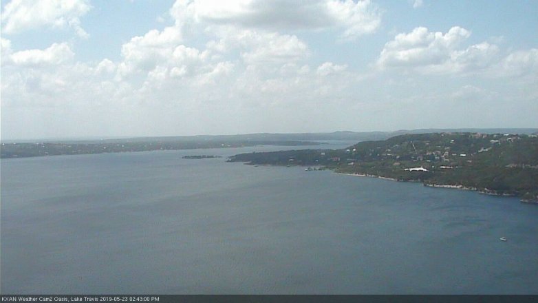 Lake Travis webcam, May 23, 2019 1:45 PM CT