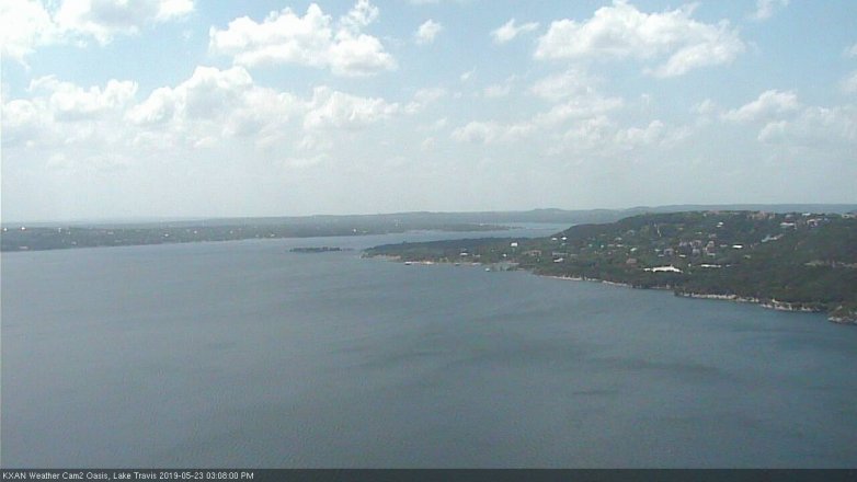 Lake Travis webcam, May 23, 2019 2:10 PM CT