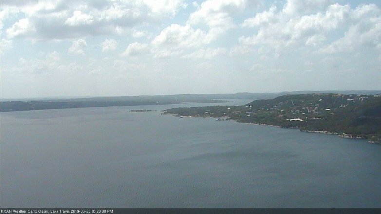 Lake Travis webcam, May 23, 2019 2:30 PM CT